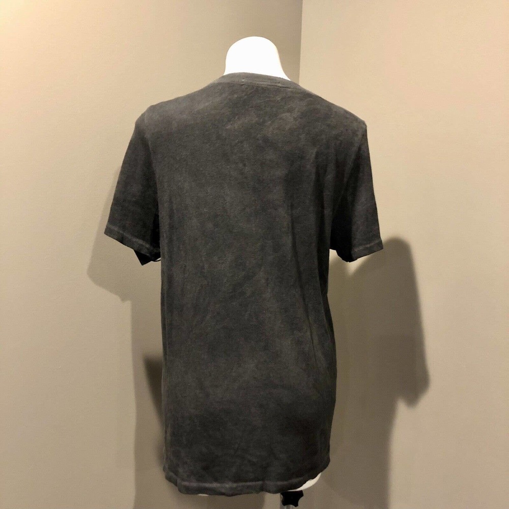 Peter Prince Collection NYC T-Shirt Medium Distressed Black Short Sleeve Pocket - Picture 5 of 12